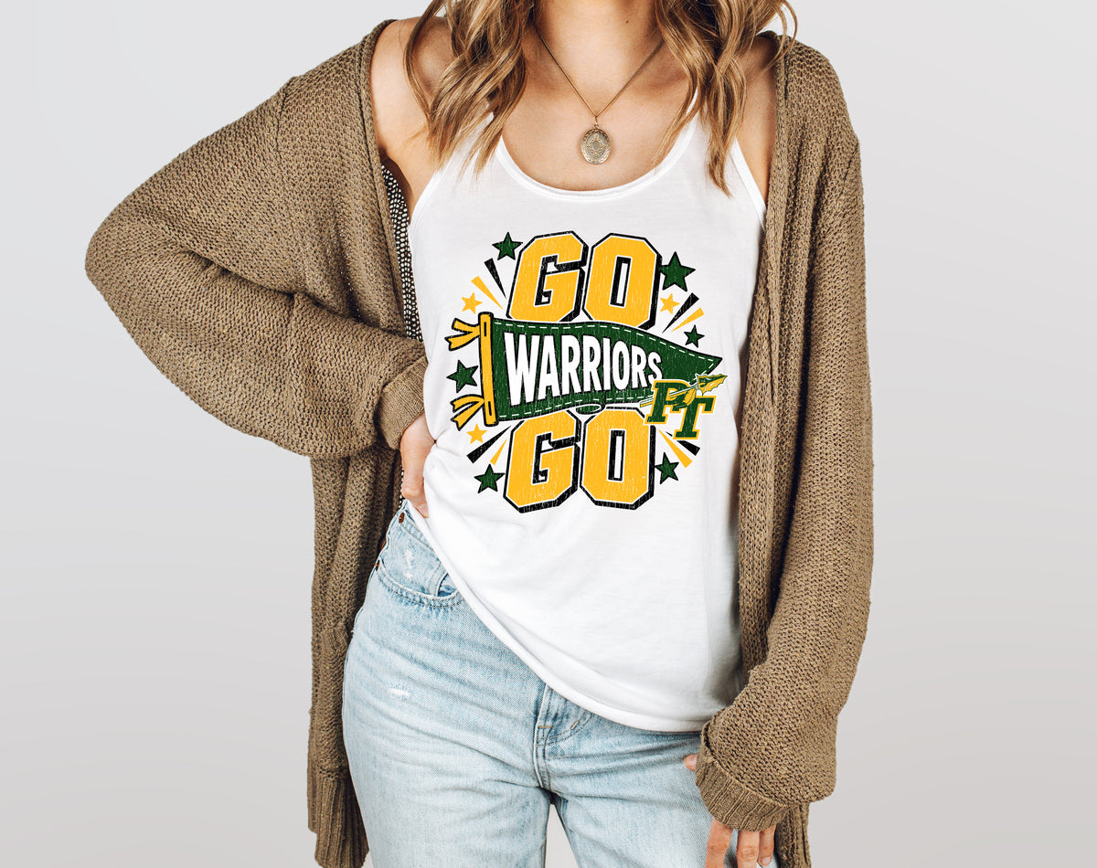 Go Warriors Go - Flowy Tank