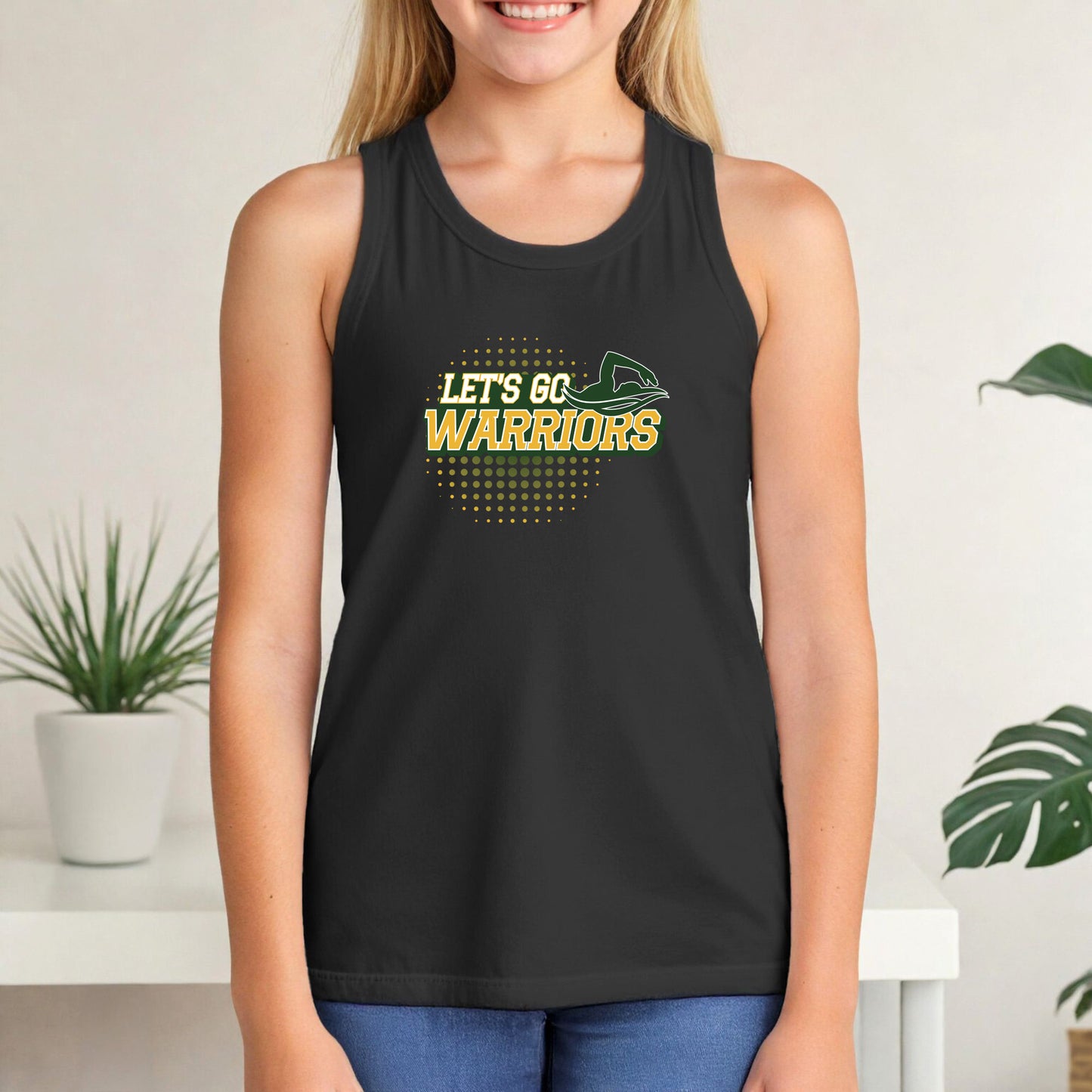 Go Warriors Swim - Youth Tank