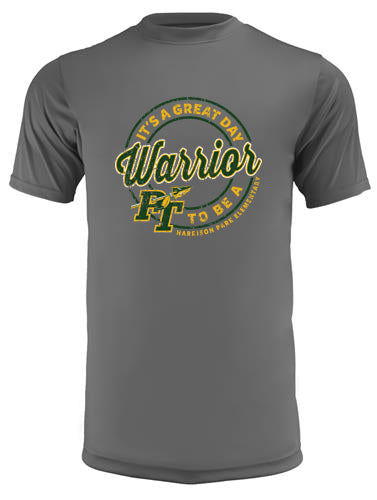 Great Day To Be A Warrior Harrison Park - A4 Adult & Youth Dri-Fit T-Shirt