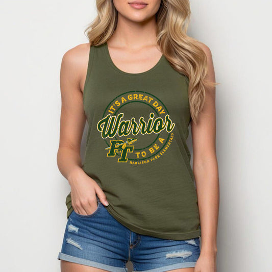 Great Day To Be A Warrior Harrison Park - Flowy Tank