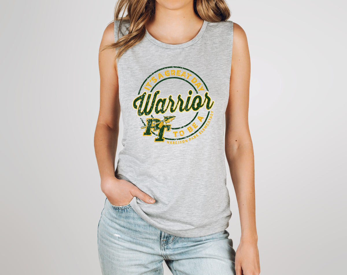 Great Day To Be A Warrior Harrison Park - Muscle Tank