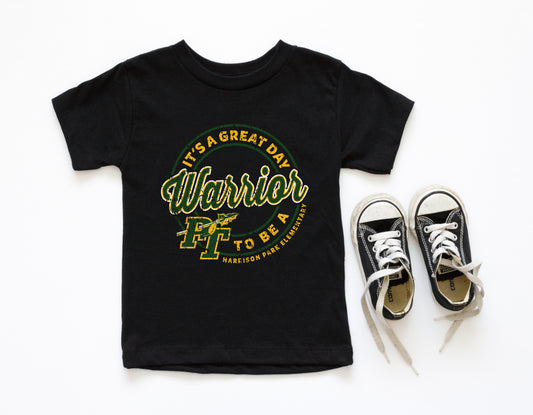 Great Day To Be A Warrior Harrison Park - Toddler T-shirt