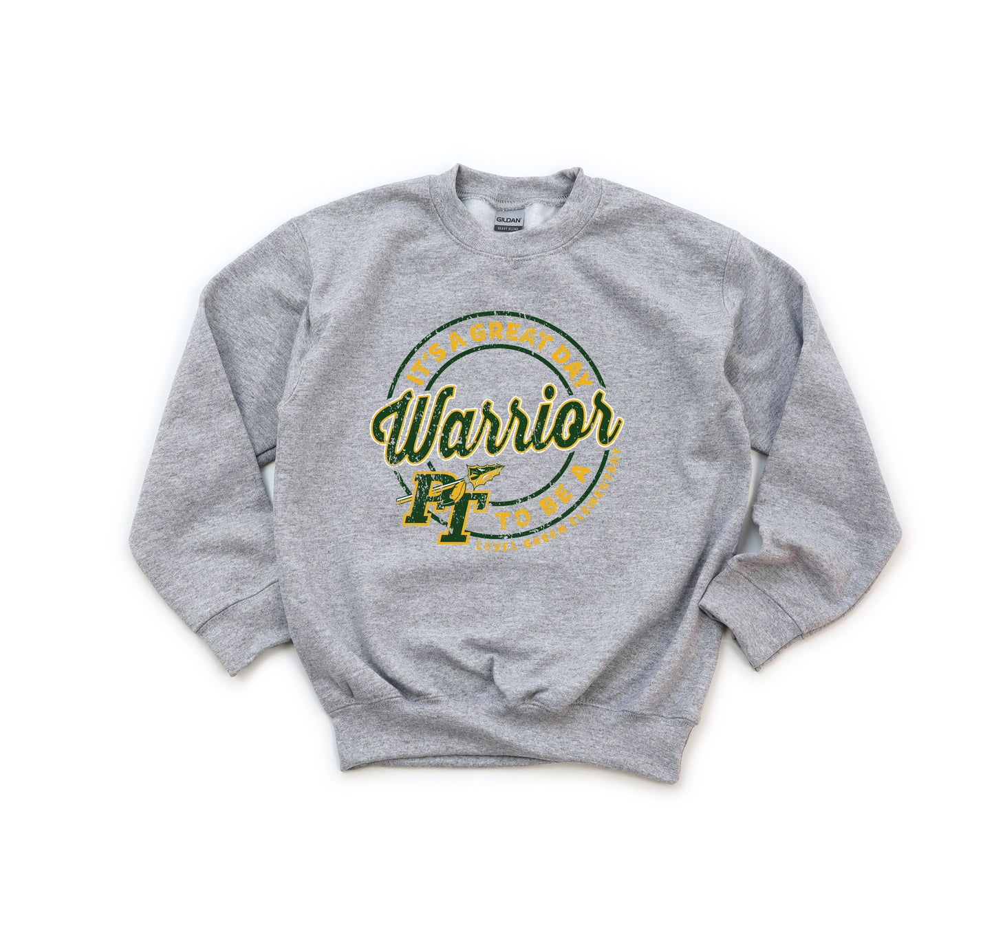 Great Day Level Green - Youth Crew Sweatshirt