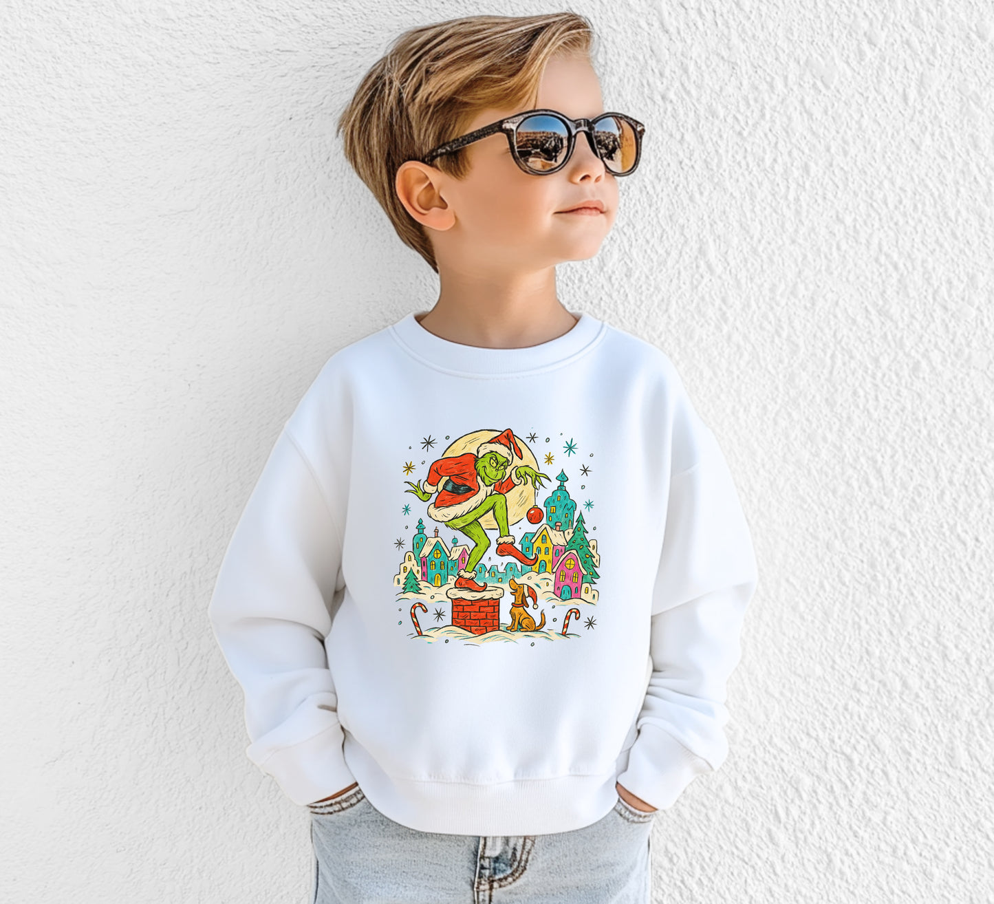 Grinchmas 3 - Youth Crew Sweatshirt