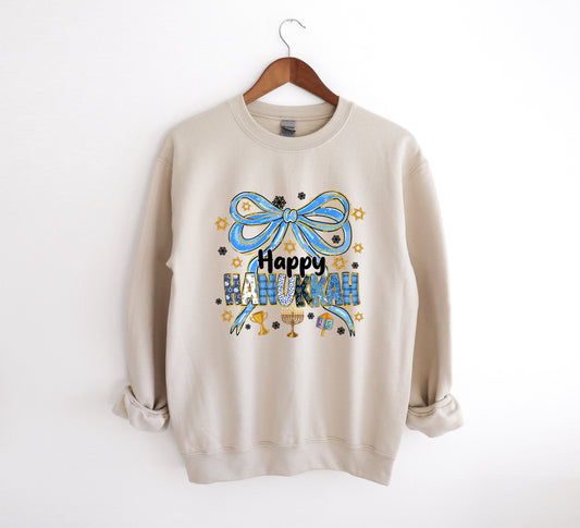 Happy Hanukkah 2 - Adult Crew Sweatshirt