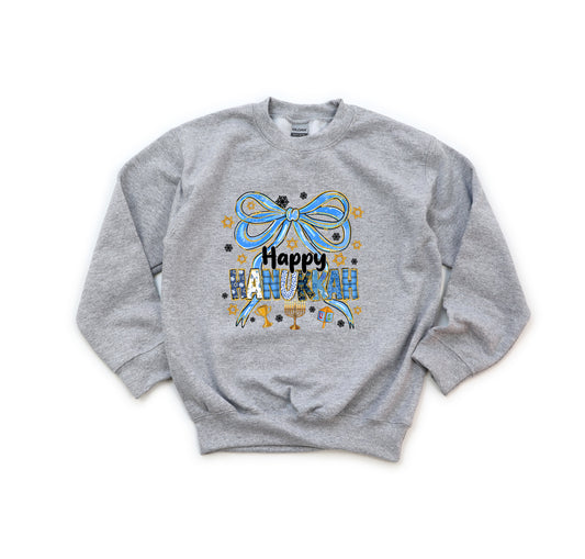 Happy Hanukkah 2 - Youth Crew Sweatshirt