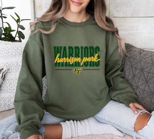 Harrison Park Warriors - Adult Crew Sweatshirt