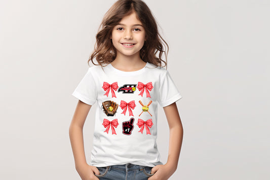 Heat Coquette Bows - Youth T-Shirt