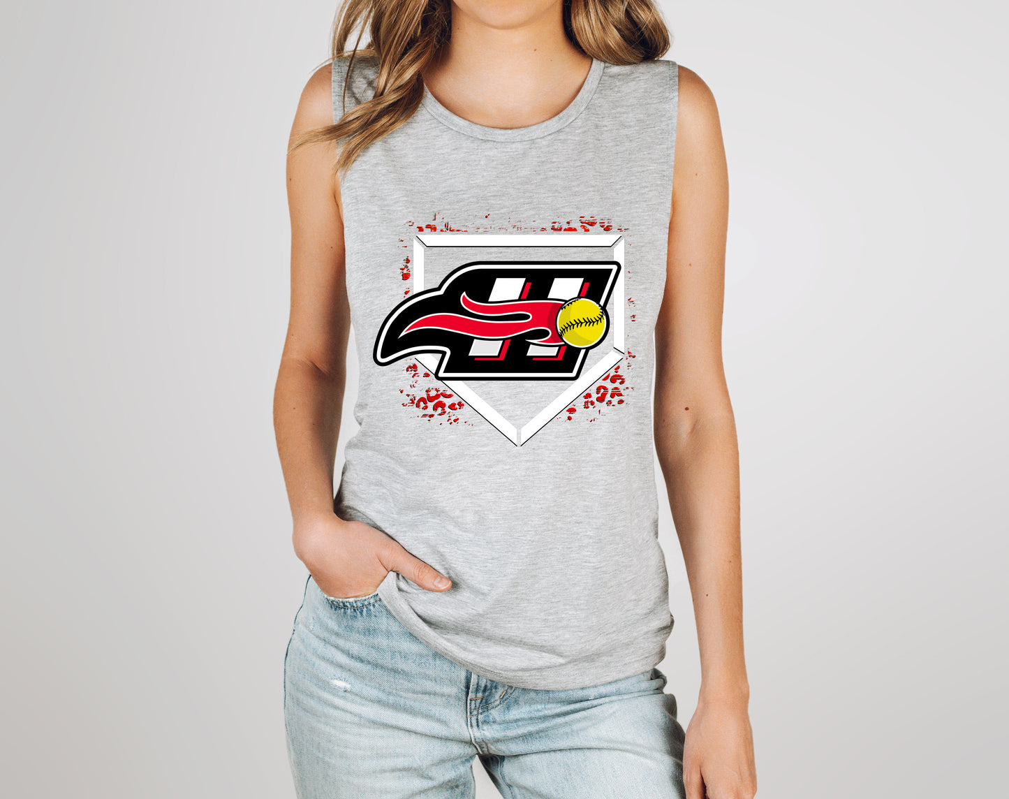 Heat Leopard Plate - Muscle Tank