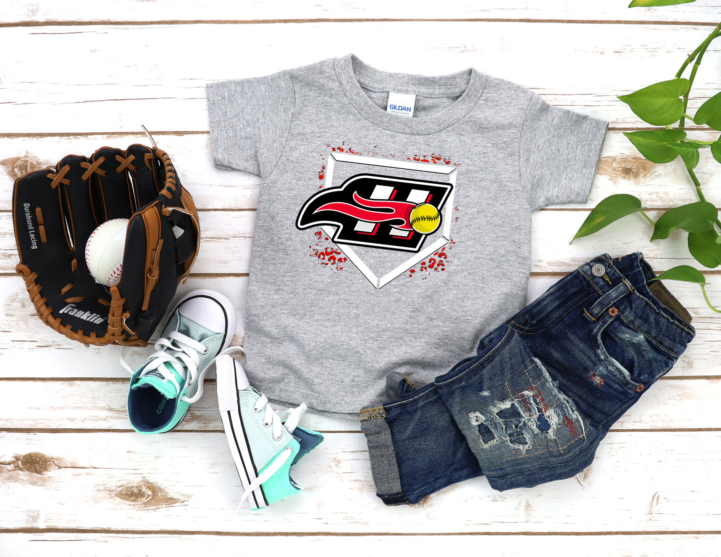 Heat Leopard Plate - Youth T-Shirt