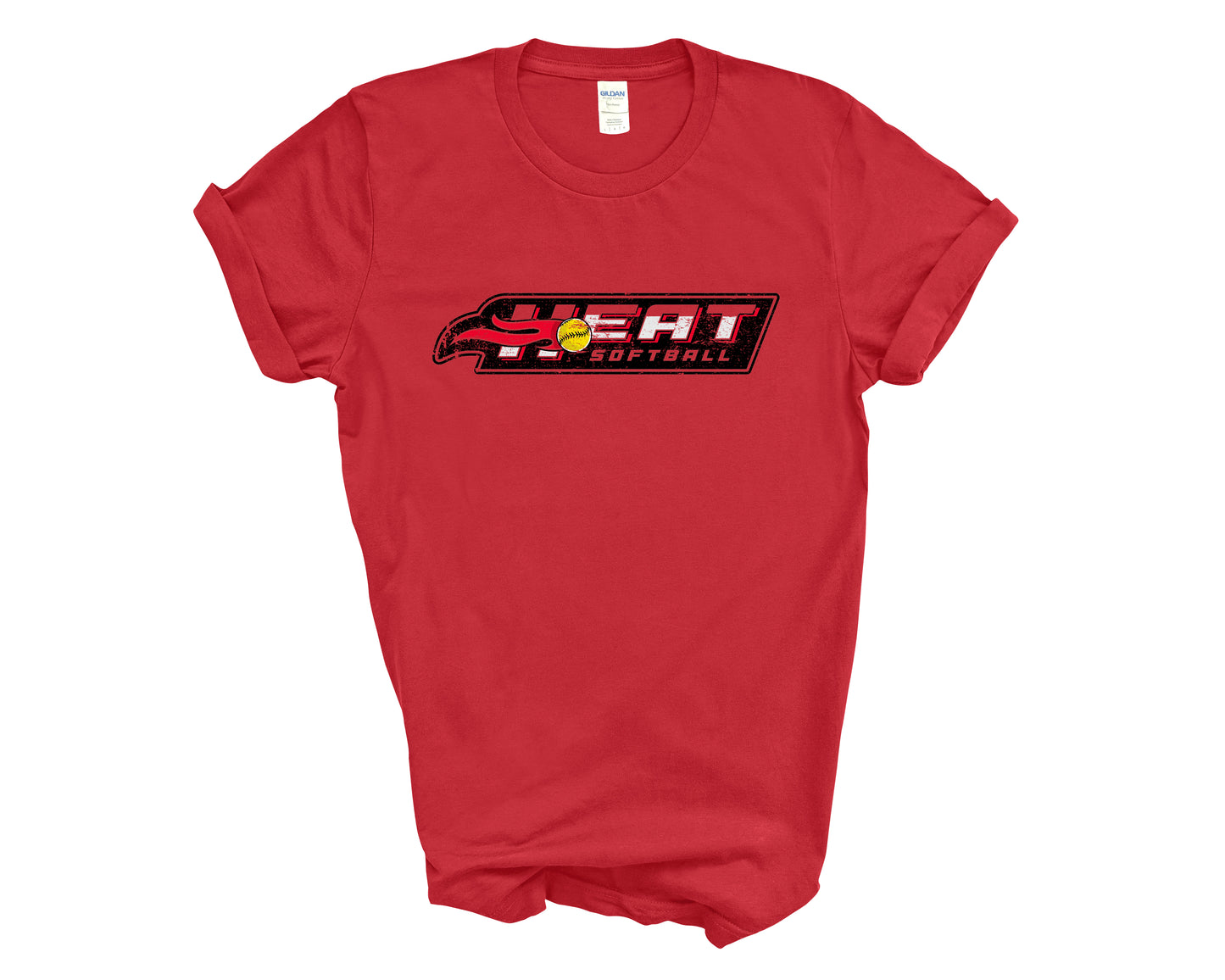 Heat Logo 2 Distressed - Adult Unisex T-Shirt