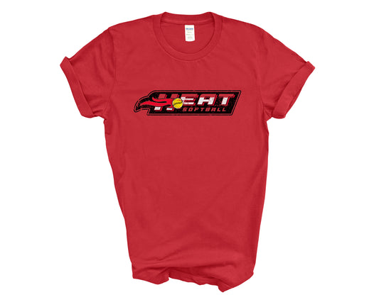 Heat Logo 2 Distressed - Adult Unisex T-Shirt