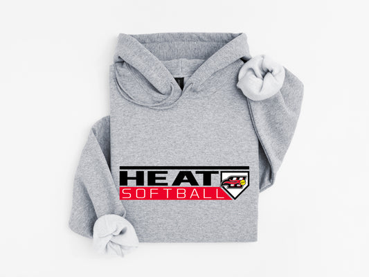 Heat Softball 2 - Adult Hoodie