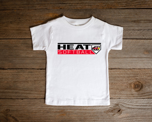 Heat Softball 2 - Toddler T-Shirt
