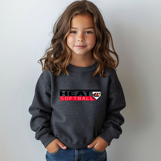 Heat Softball 2 - Youth Crew Sweatshirt