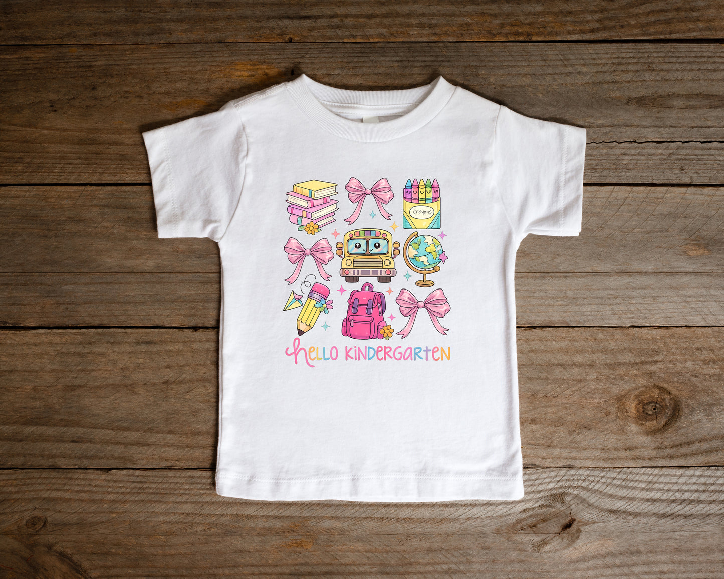 Hello Kindergarten Coquette - Toddler T-Shirt