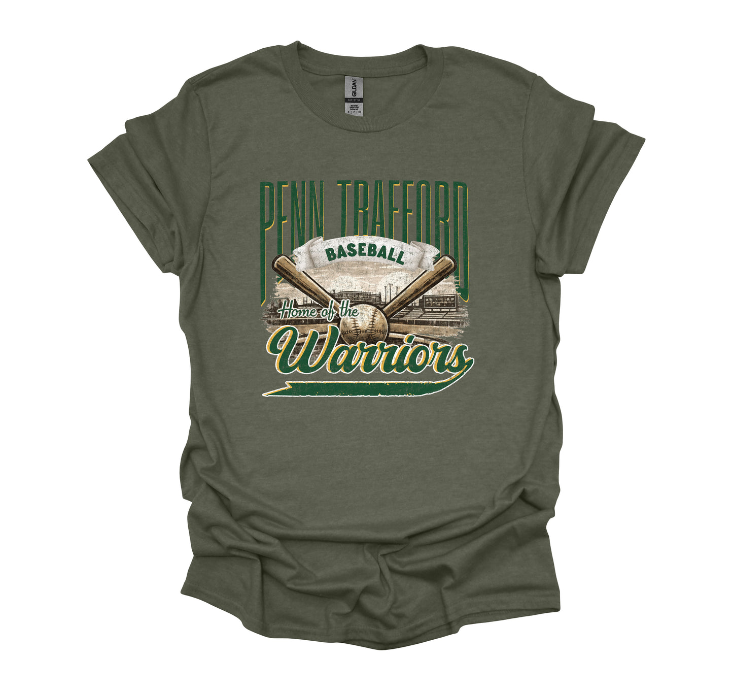 Home of the Warriors Baseball - Adult Unisex T-Shirt