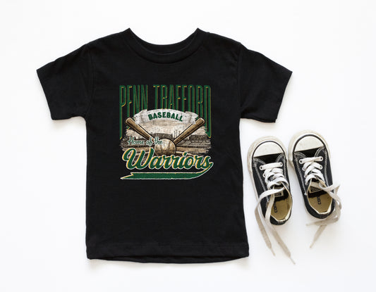 Home of the Warriors Baseball - Toddler T-Shirt