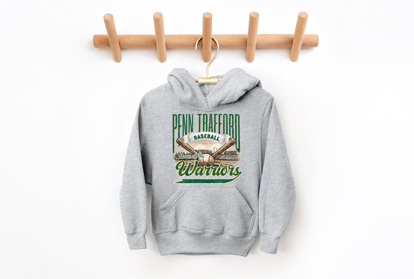 Home of the Warriors Baseball - Youth Hoodie
