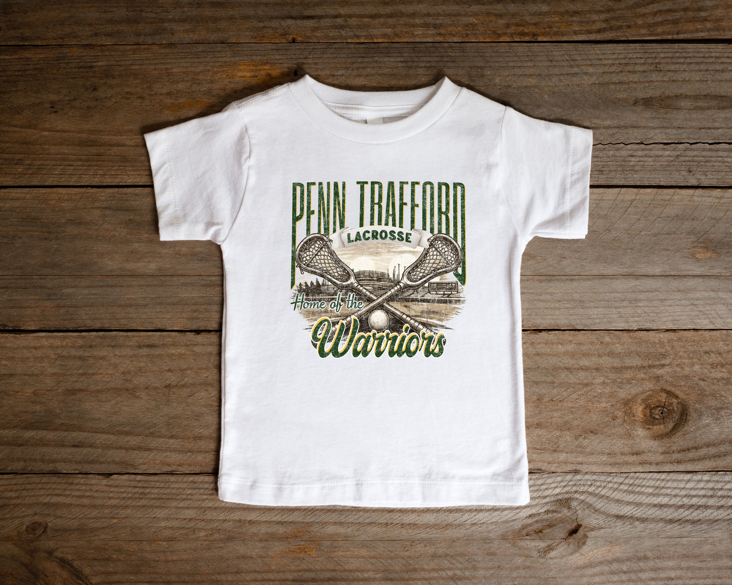 Home of The Warriors Lacrosse - Toddler Tshirt
