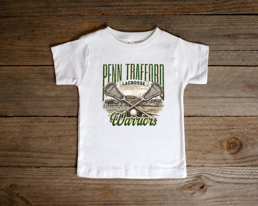 Home of The Warriors Lacrosse - Toddler Tshirt