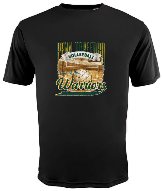 Home of the Warriors Volleyball - A4 Adult & Youth Dri-Fit T-Shirt