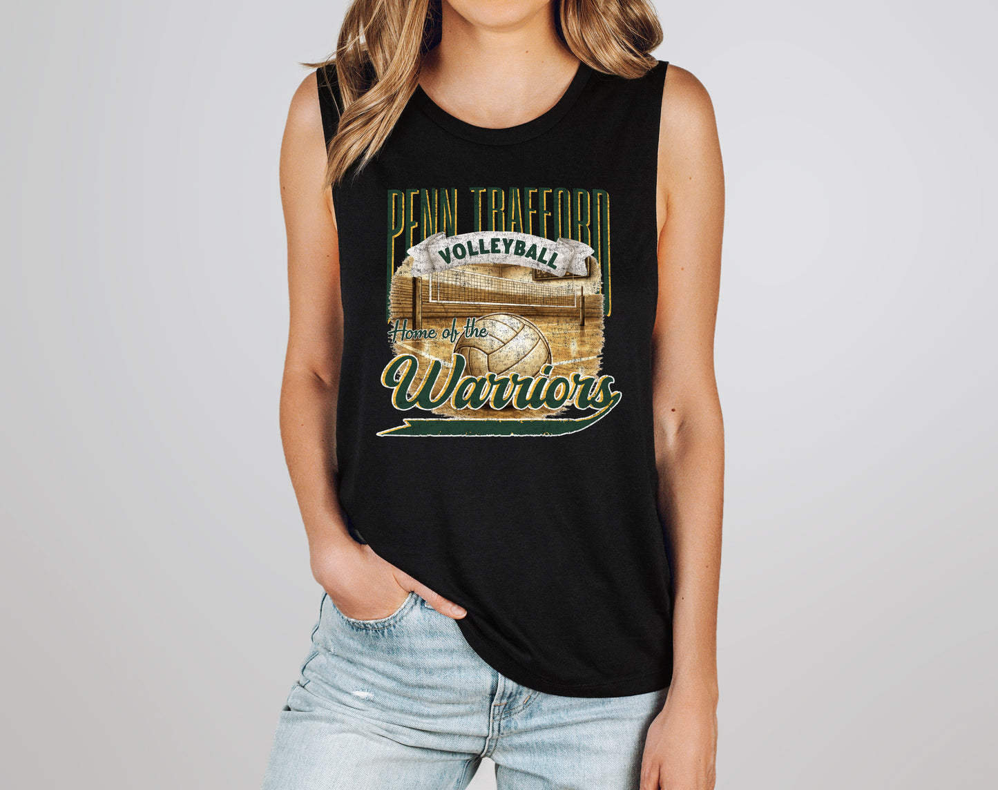 Home of the Warriors Volleyball - Muscle Tank