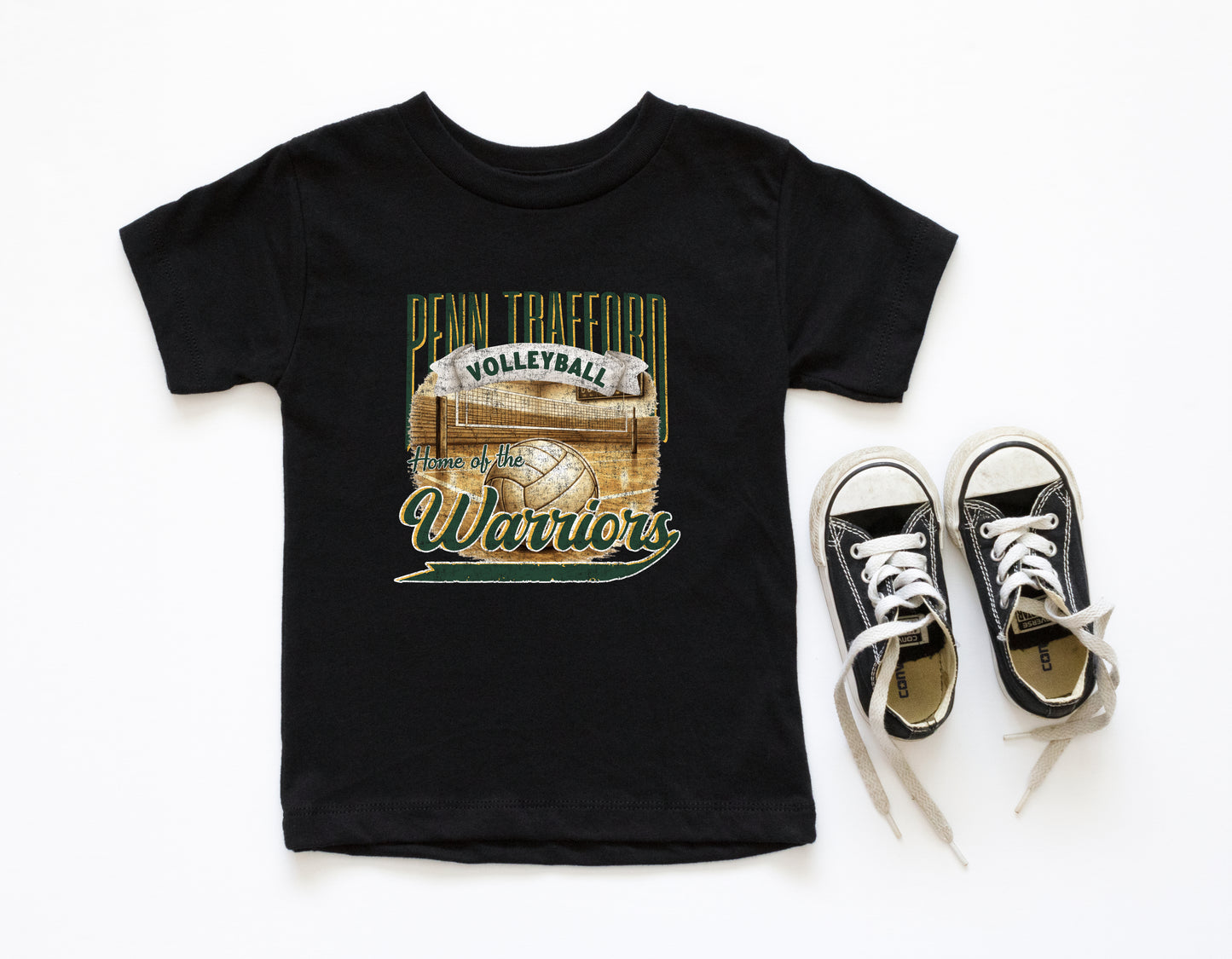 Home of the Warriors Volleyball - Toddler T-Shirt