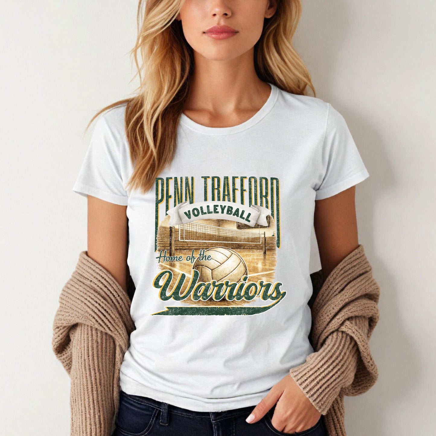 Home of the Warriors Volleyball - Women's Tee