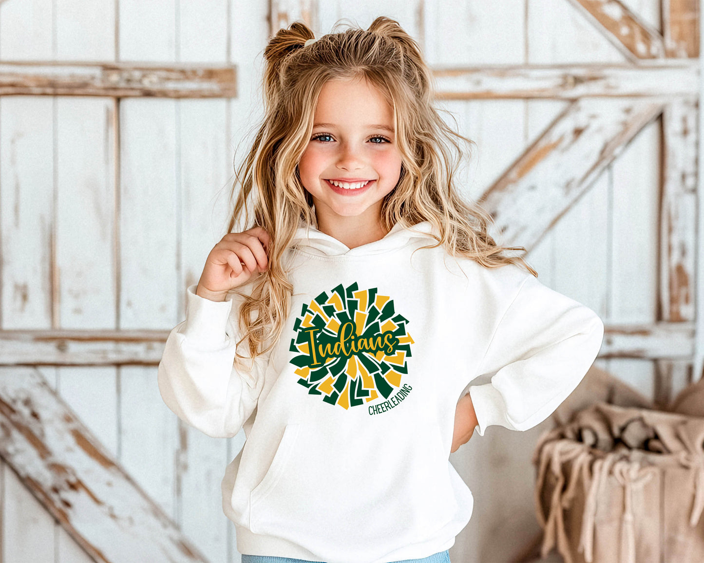 Indians Cheer - Youth Hoodie