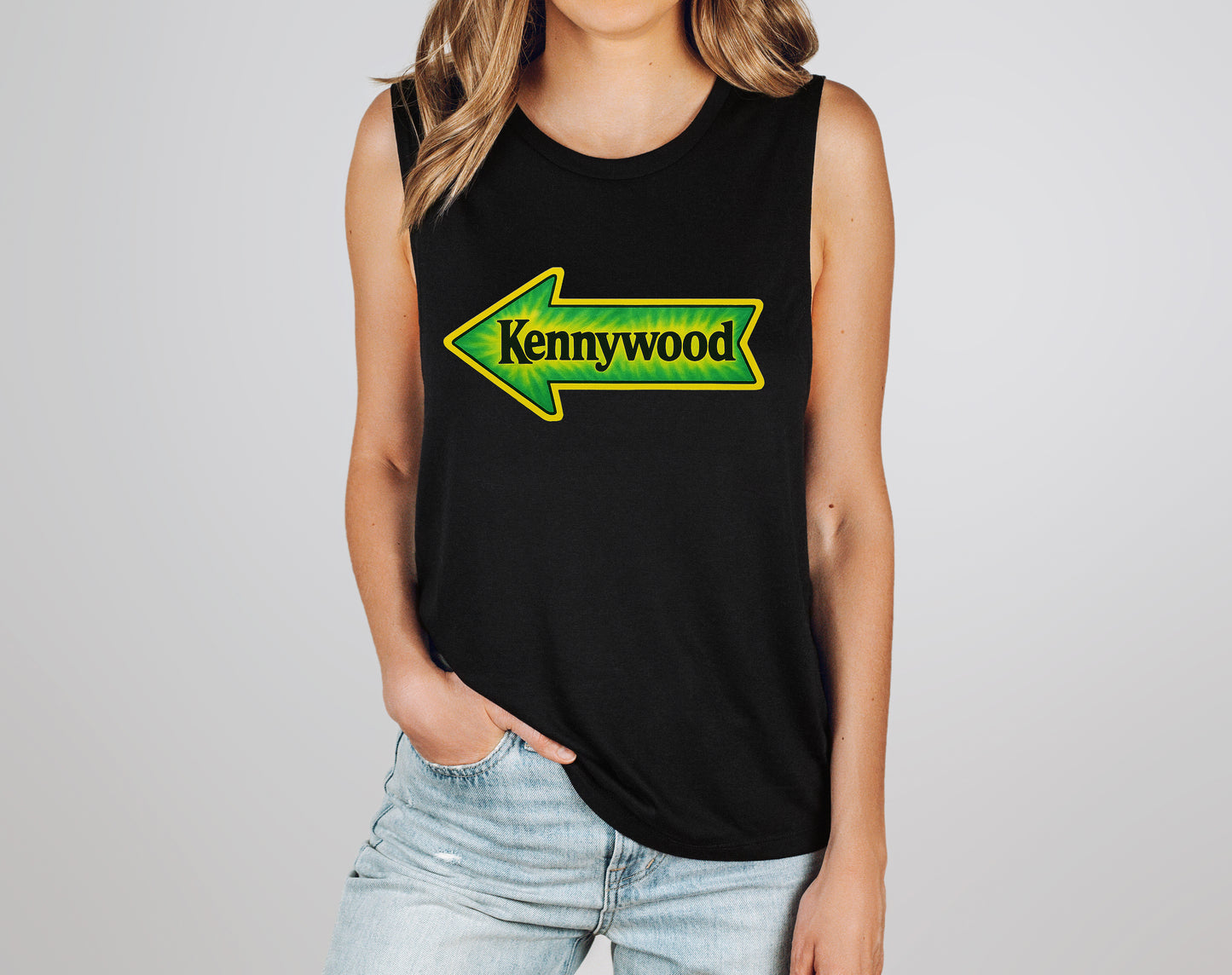 Kennywood Green & Gold - Muscle Tank
