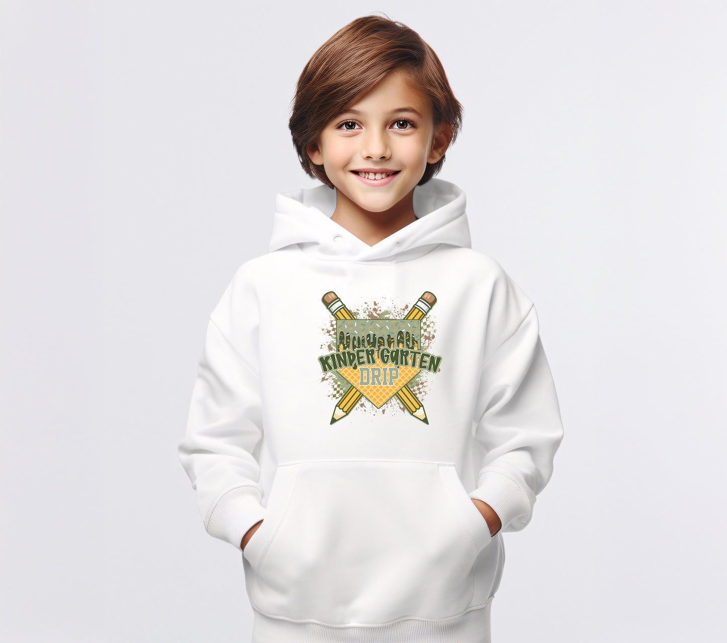 Kindergarten Drip - Youth Hoodie