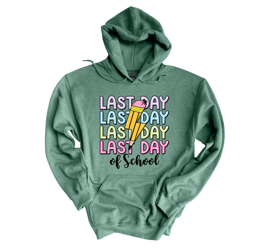 Last Day of School 1 - Adult Hoodie