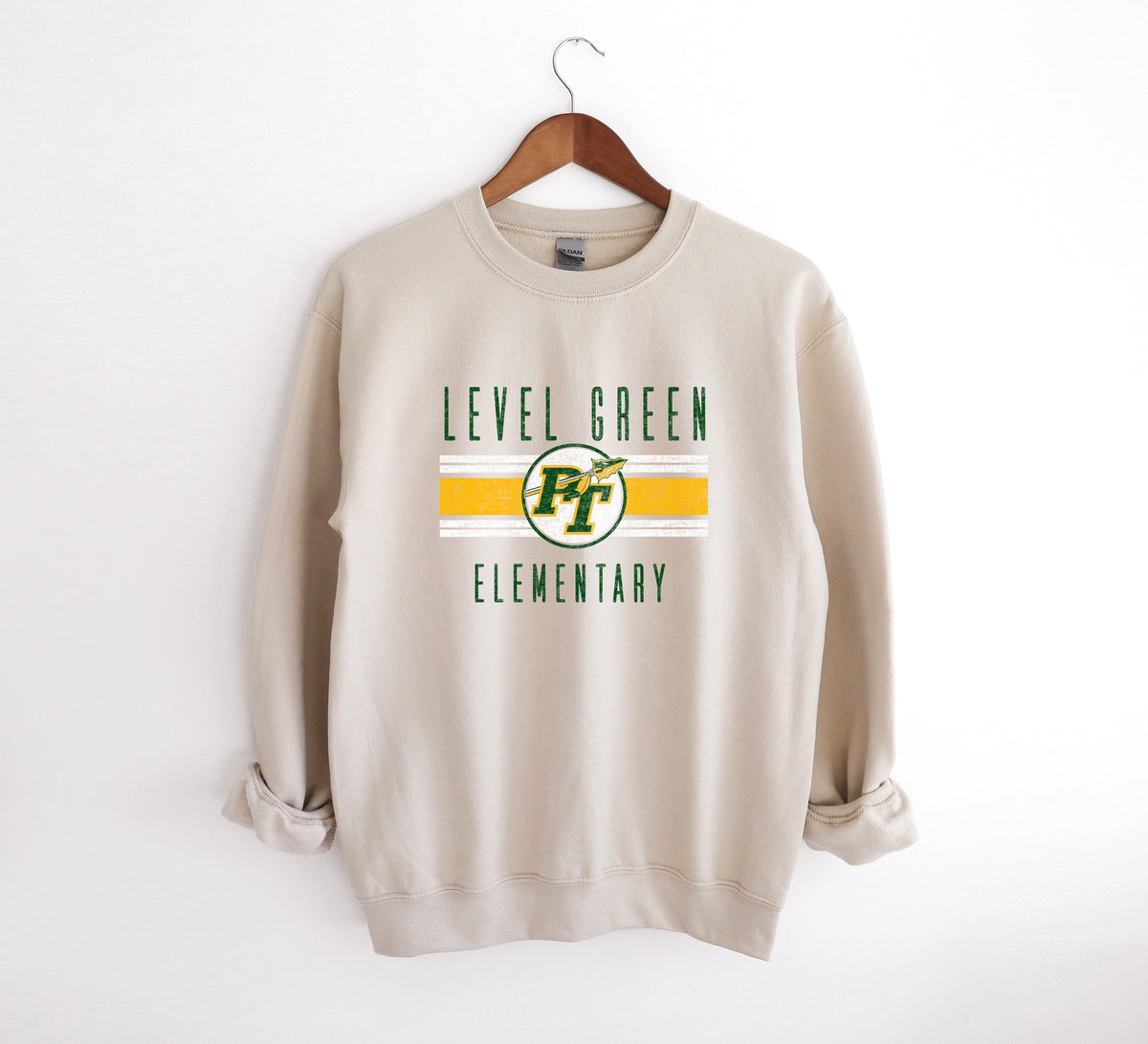 Level Green Elementary 1 - Adult Crew Sweatshirt