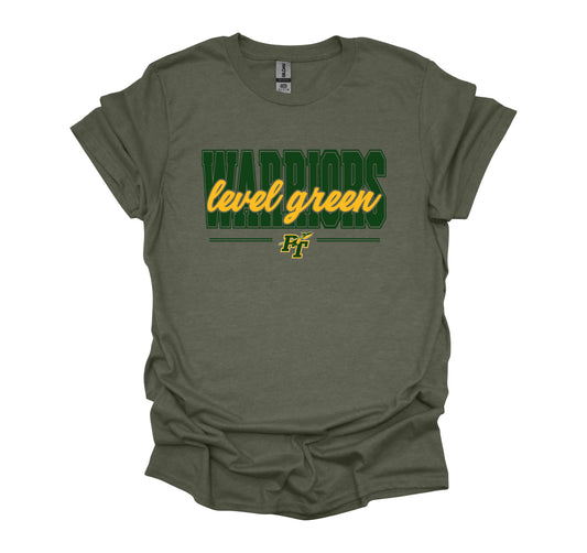Level Green Warriors - Adult Unisex T-Shirt