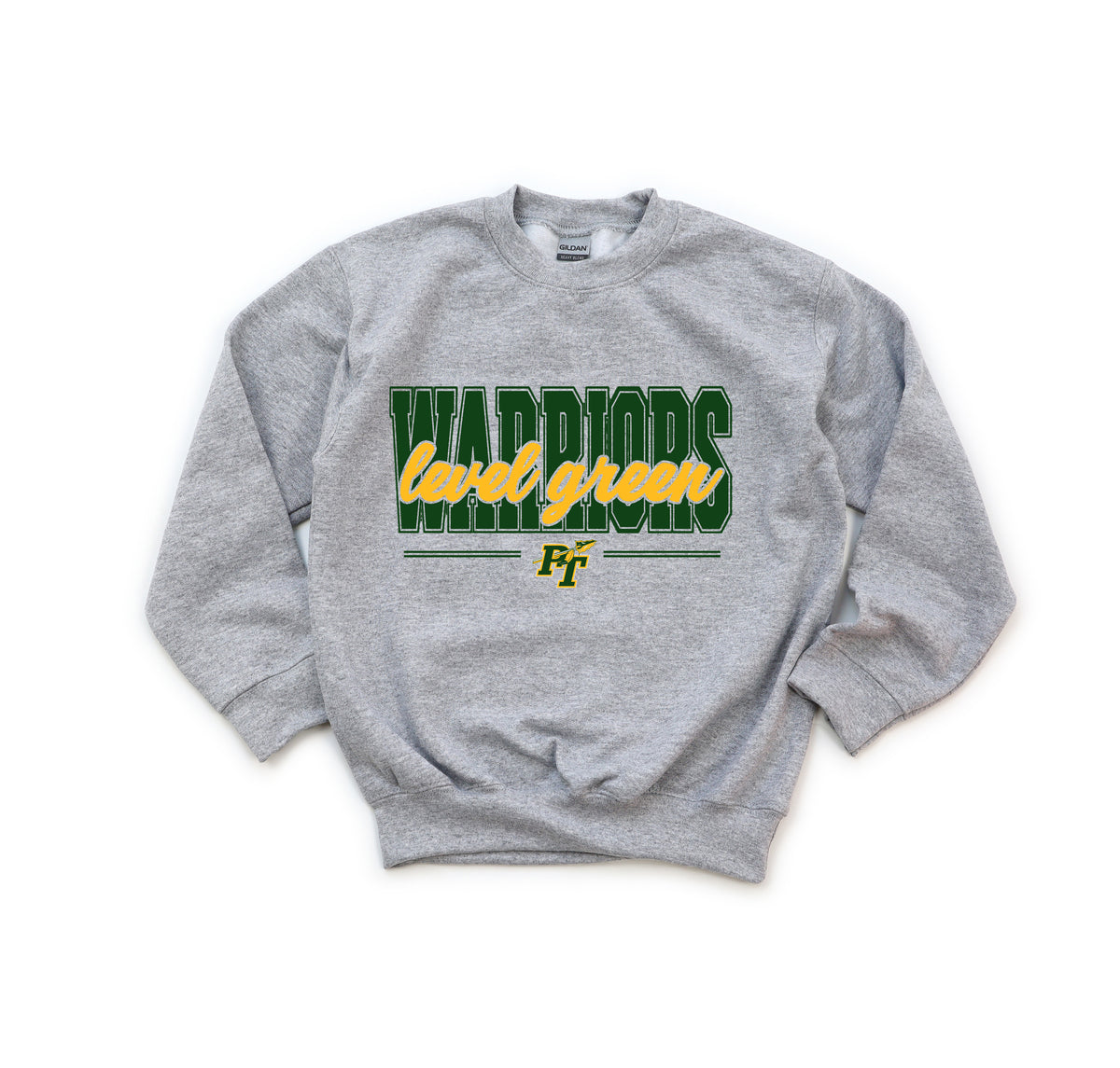 Level Green Warriors - Youth Crew Sweatshirt