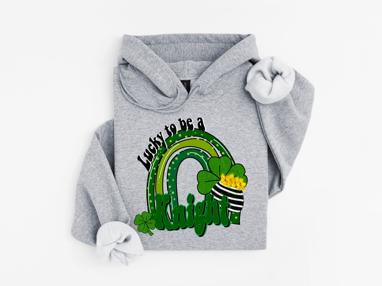 Lucky To Be A Knight - Adult Unisex Hoodie