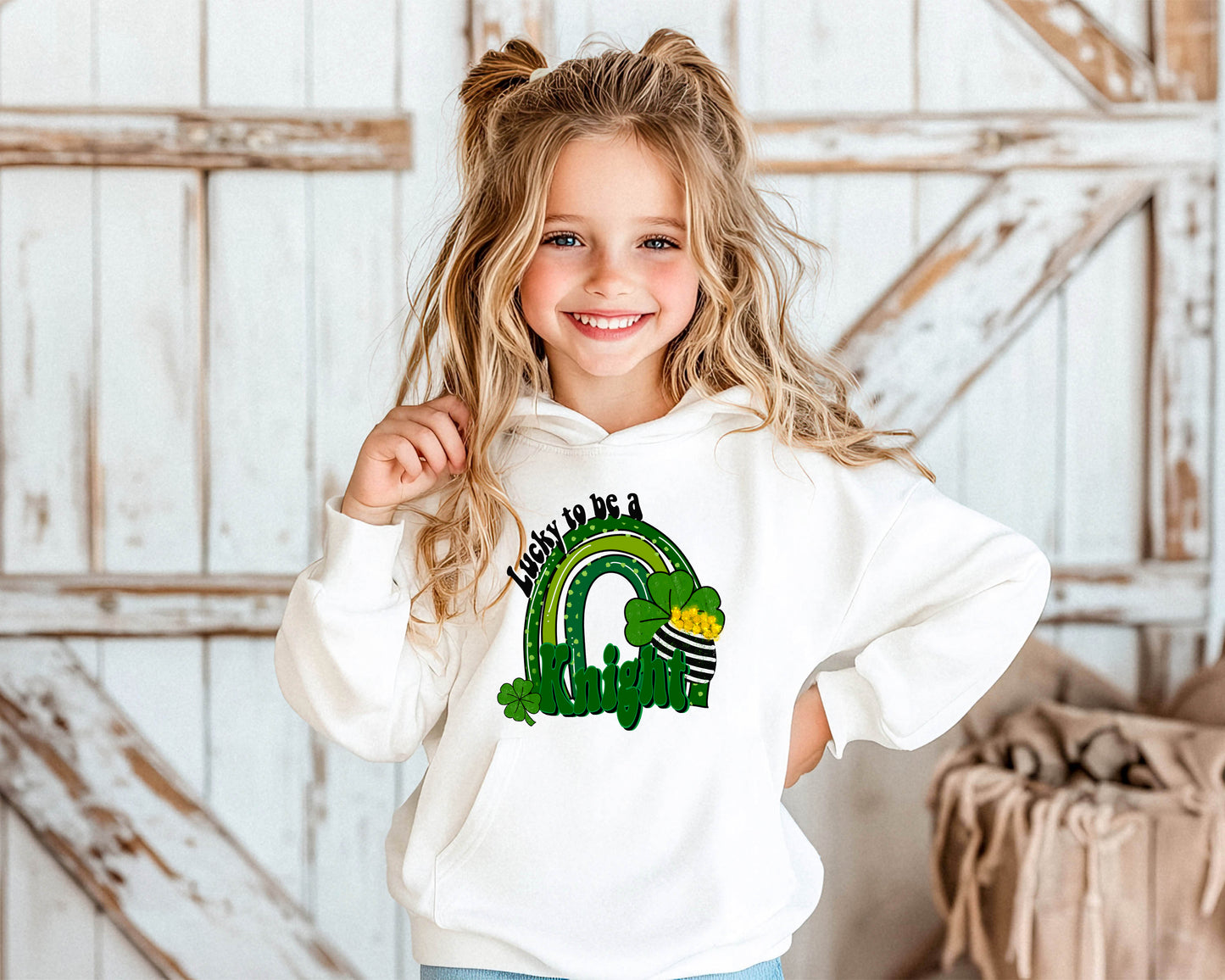 Lucky To Be a Knight - Youth Hoodie