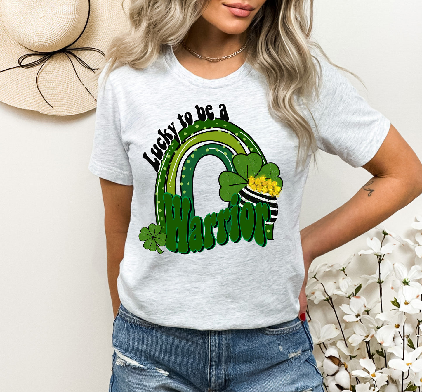Lucky to be a Warrior - Adult Unisex T-Shirt