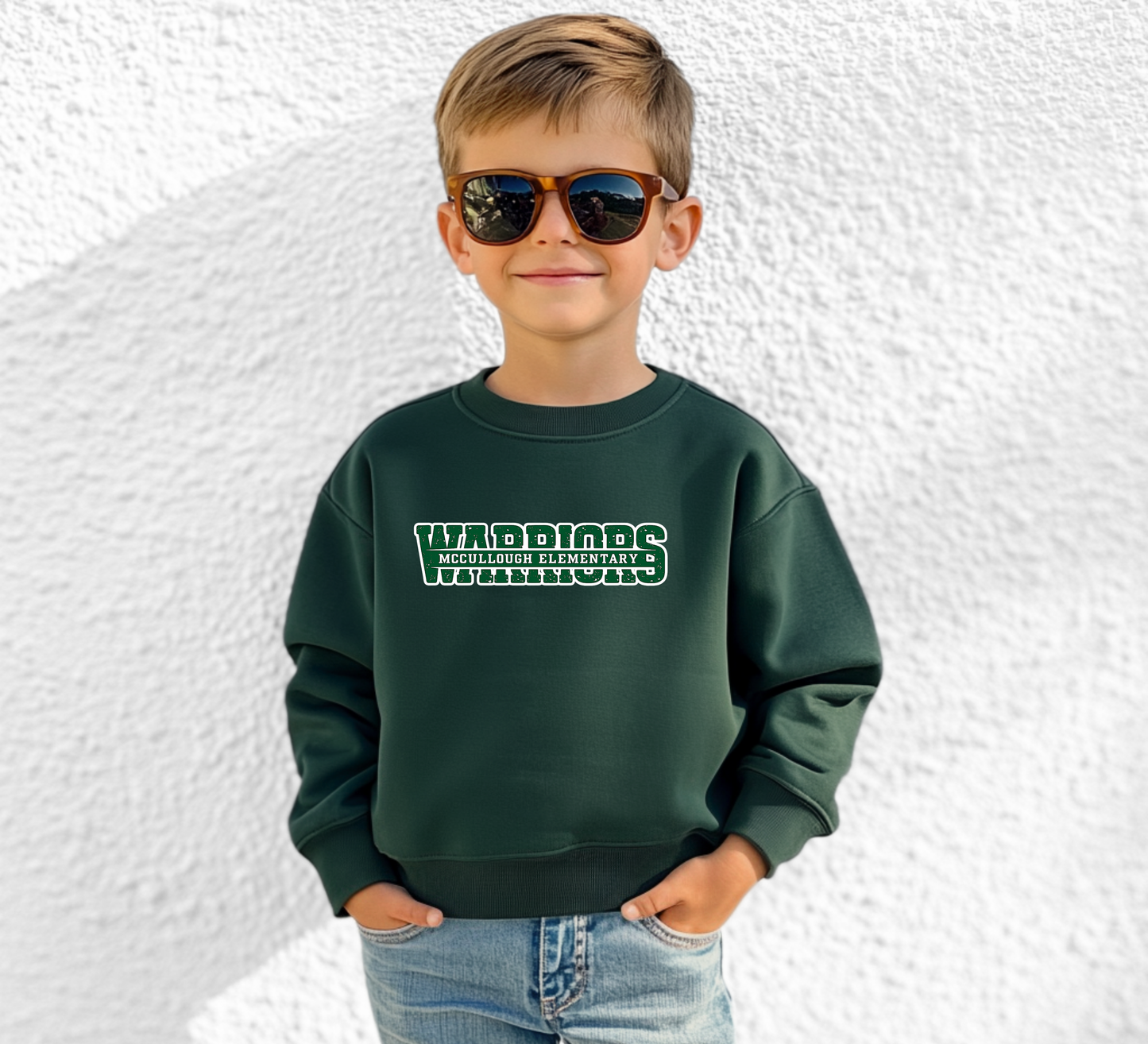 McCullough Warriors - Youth Crew Sweatshirt
