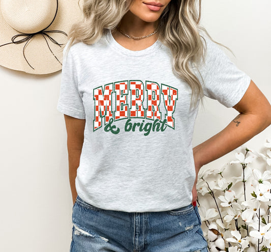 Merry & Bright - Adult Unisex T-Shirt