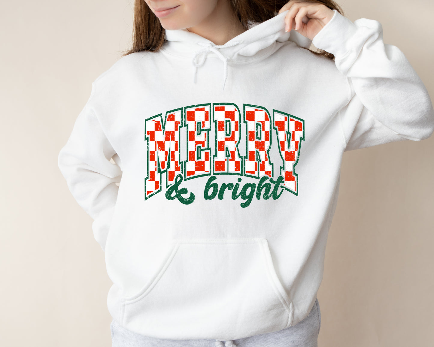 Merry & Bright - Adult Hoodie