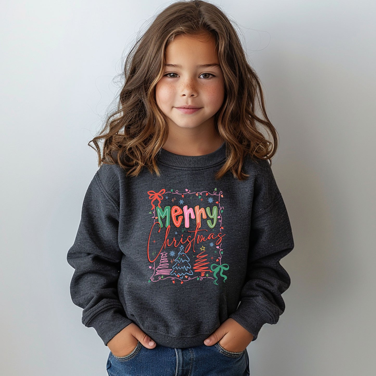 Merry Christmas - Youth Crew Sweatshirt