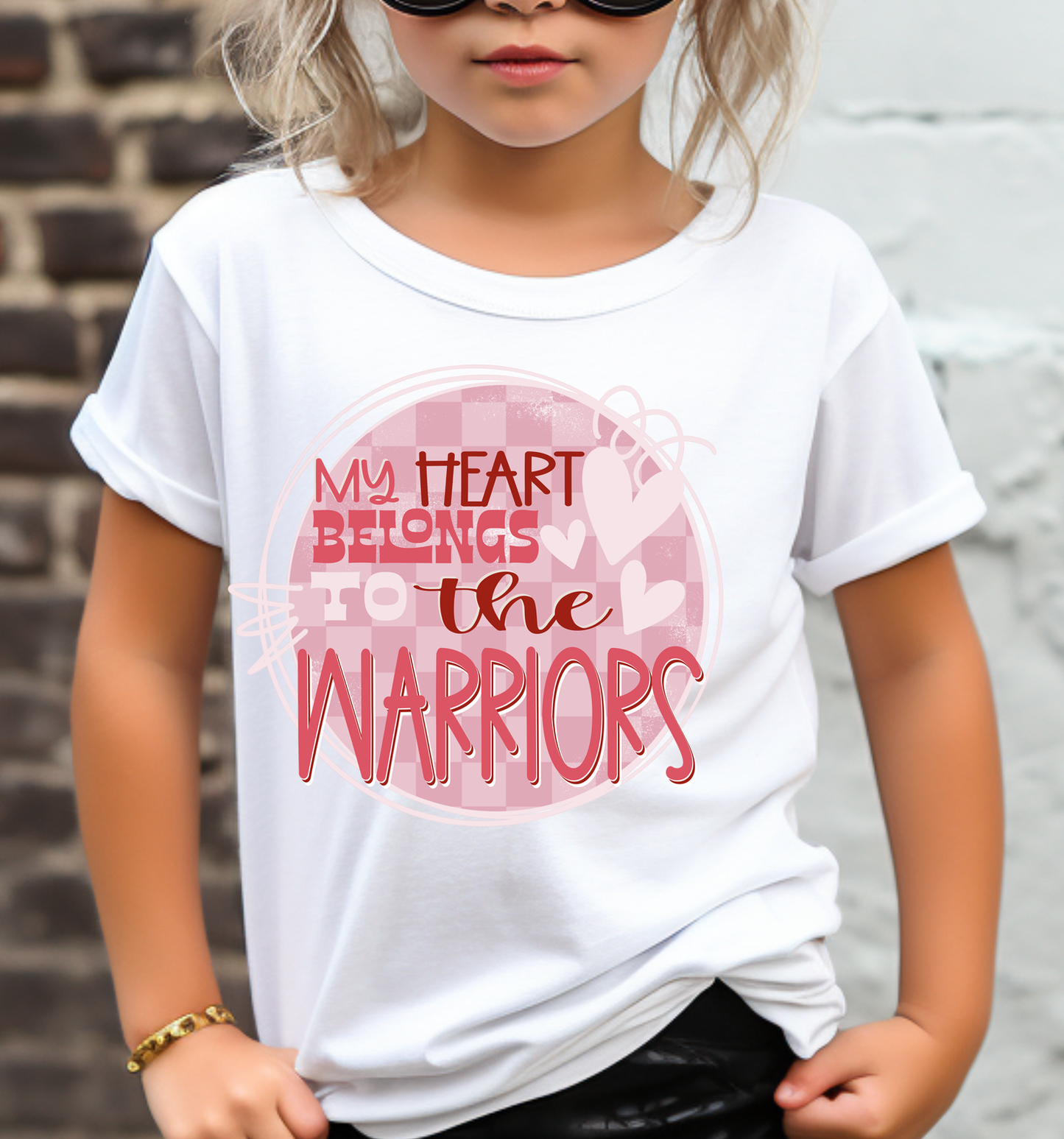 Heart Belongs To the Warriors - Youth T-Shirt