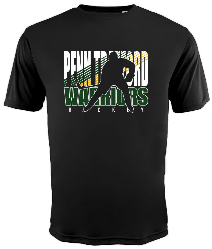 Warriors Hockey 2 - a4 Youth Dri-Fit T-Shirt
