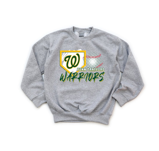 Penn Trafford Warriors Travel - Youth Crew Sweatshirt