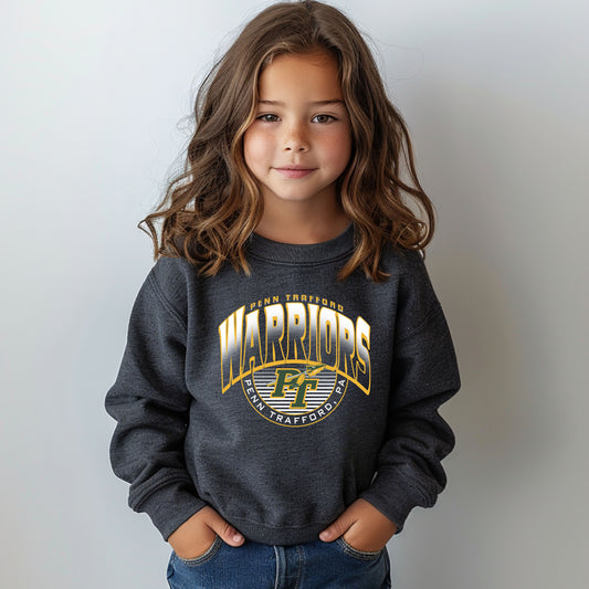 Penn Trafford Warriors 15 - Youth Crew Sweatshirt