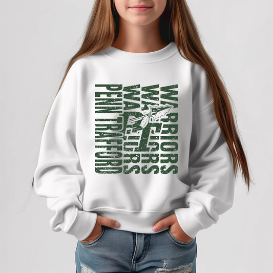 Penn Trafford Warriors 16 - Youth Crew Sweatshirt