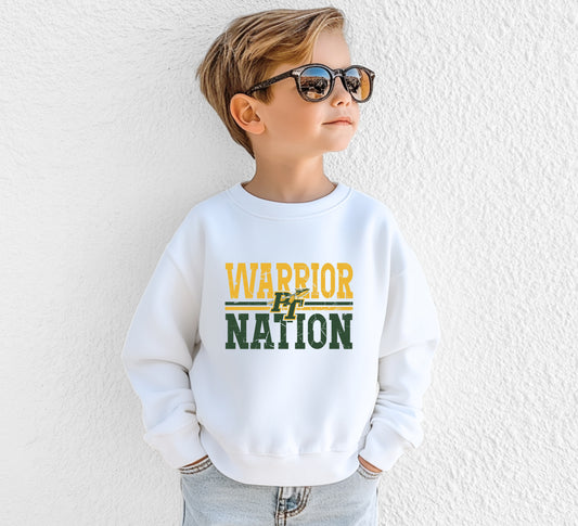 Penn Trafford Warriors 18 - Youth Crew Sweatshirt