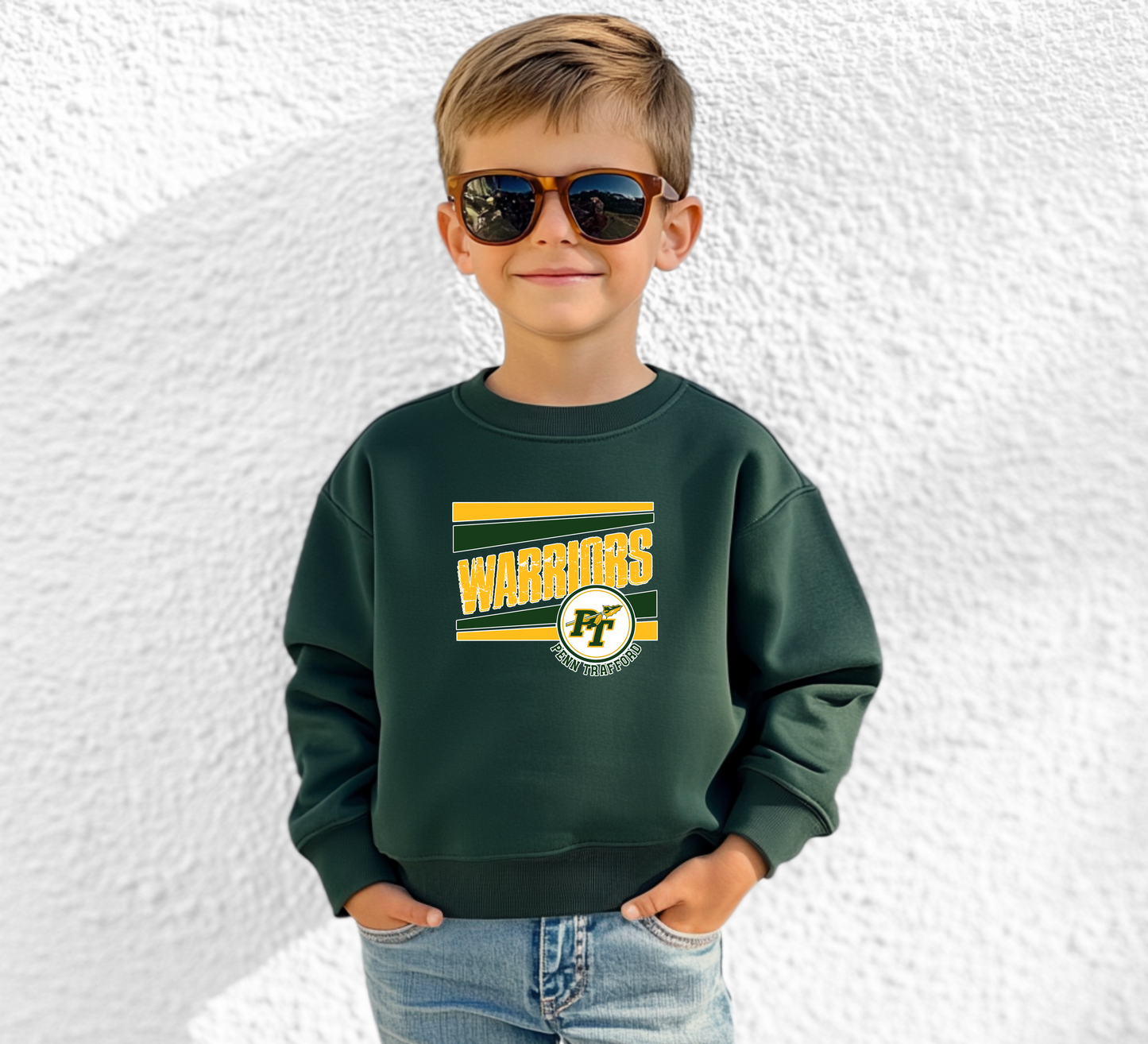 Penn Trafford Warriors 24 -  Youth Crew Sweatshirt